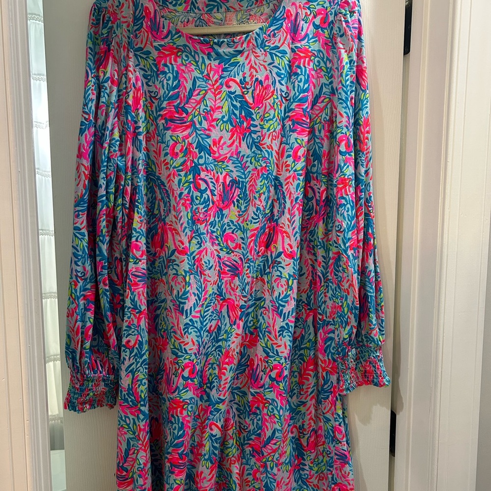 Lilly Pulitzer Diann Cotton Long Sleeve Dress